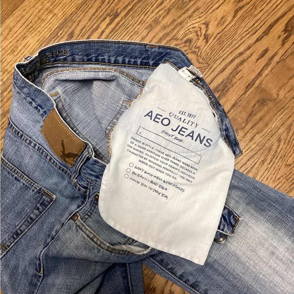 American Eagle Men’s Jeans size 31x30 Slim Straight - Picture 5 of 8